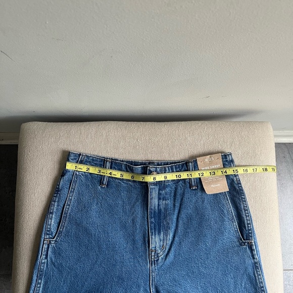 NWT! MADEWELL Wide-Sweep Denim Trousers in Dowe Wash Size 25 - Picture 7 of 7